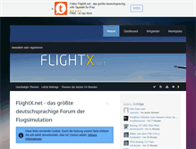 Tablet Screenshot of flightx.net